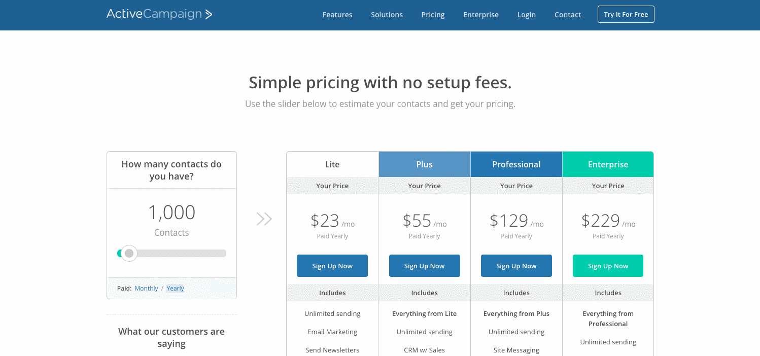 Создание страницы с ценами для сайта